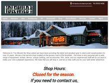 Tablet Screenshot of idlewildskishop.com